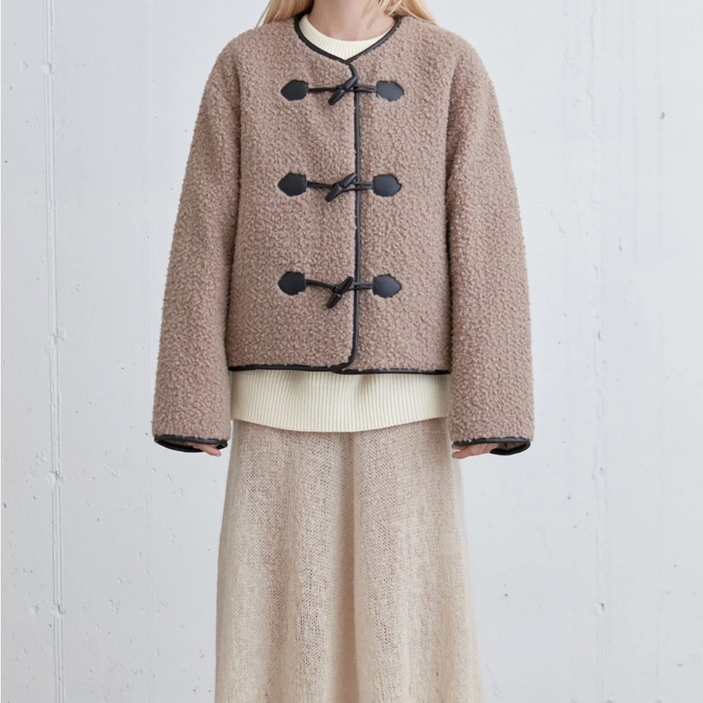 Oak + fort Sherpa toggle jacket